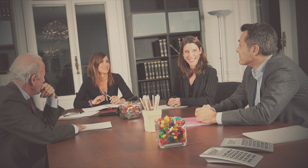 BLACKBIRD lawyers in a meeting